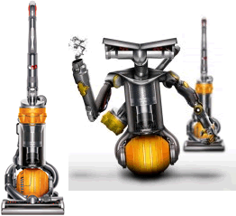 Dyson DC25 featured in Transformers: Revenge of the Fallen