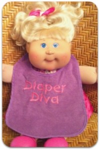 Diaper Diva bib
