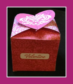 Valentine's Heart Clasp Box - valentine craft
