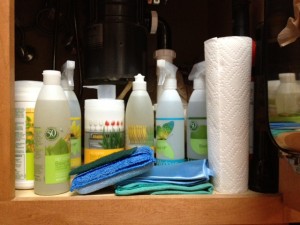 Shaklee Get Clean® products under my sink