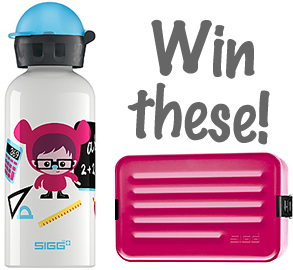 SIGG water bottle and lunch storage box giveaway