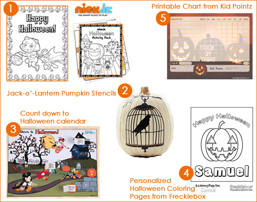free Halloween coloring pages and printables