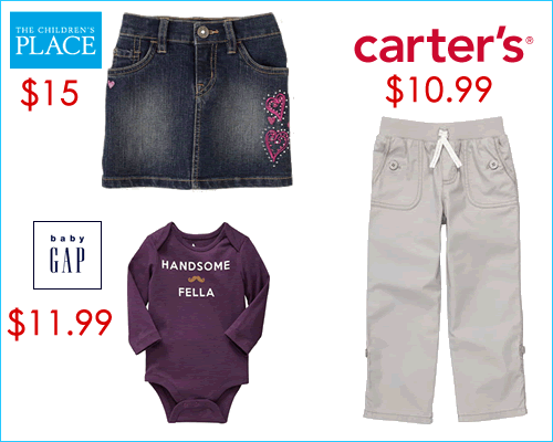 Carter's, Baby Gap, and The Children's Place sale picks