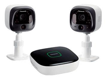 Panasonic Home Monitoring System DIY Surveillance Camera Kit