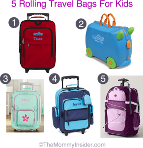 5 Rolling Travel Bags for Kids